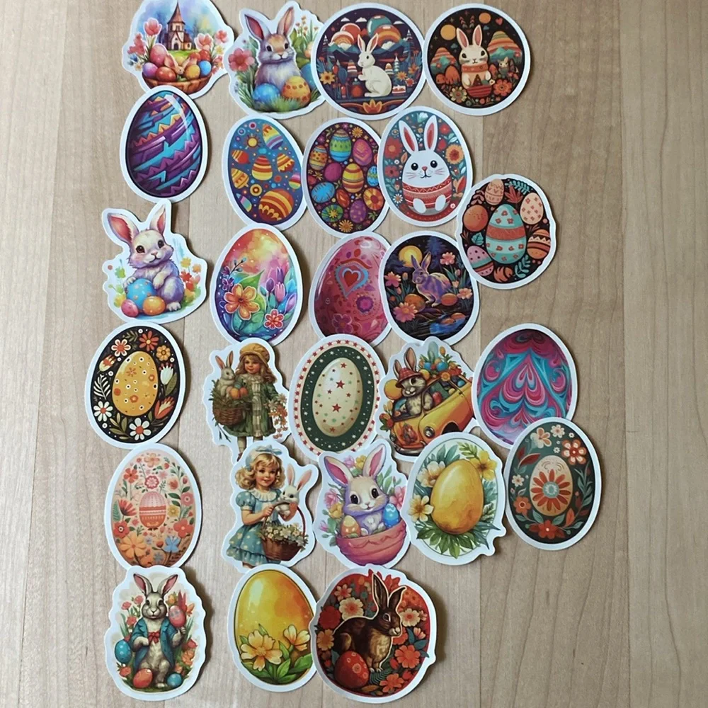 5/$25 Easter Stickers, pack of 50 Easter stickers